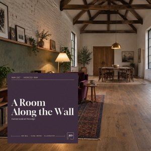A Room Along the Wall title card over a concept visual of the room.